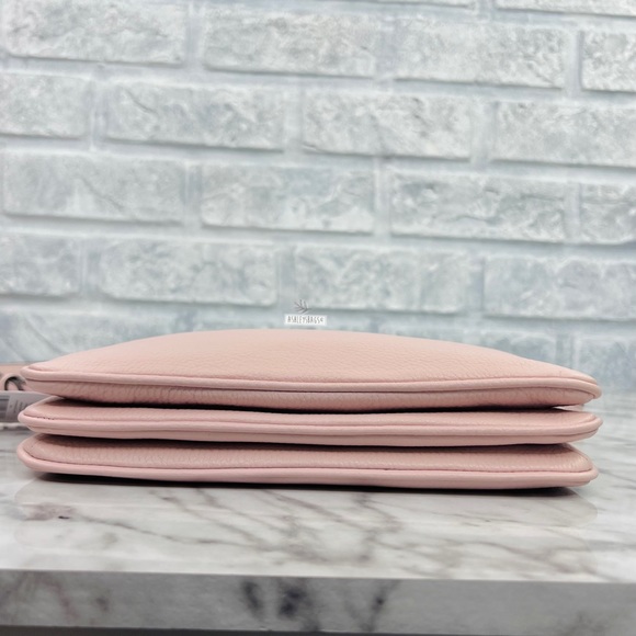 Kate Spade Leila Triple Gusset Crossbody In Rose Smoke - Picture 6 of 11